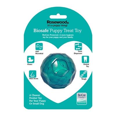 Biosafe Puppy Snack Ball Blue - Snack dispenser for puppies and small dogs - Image 3