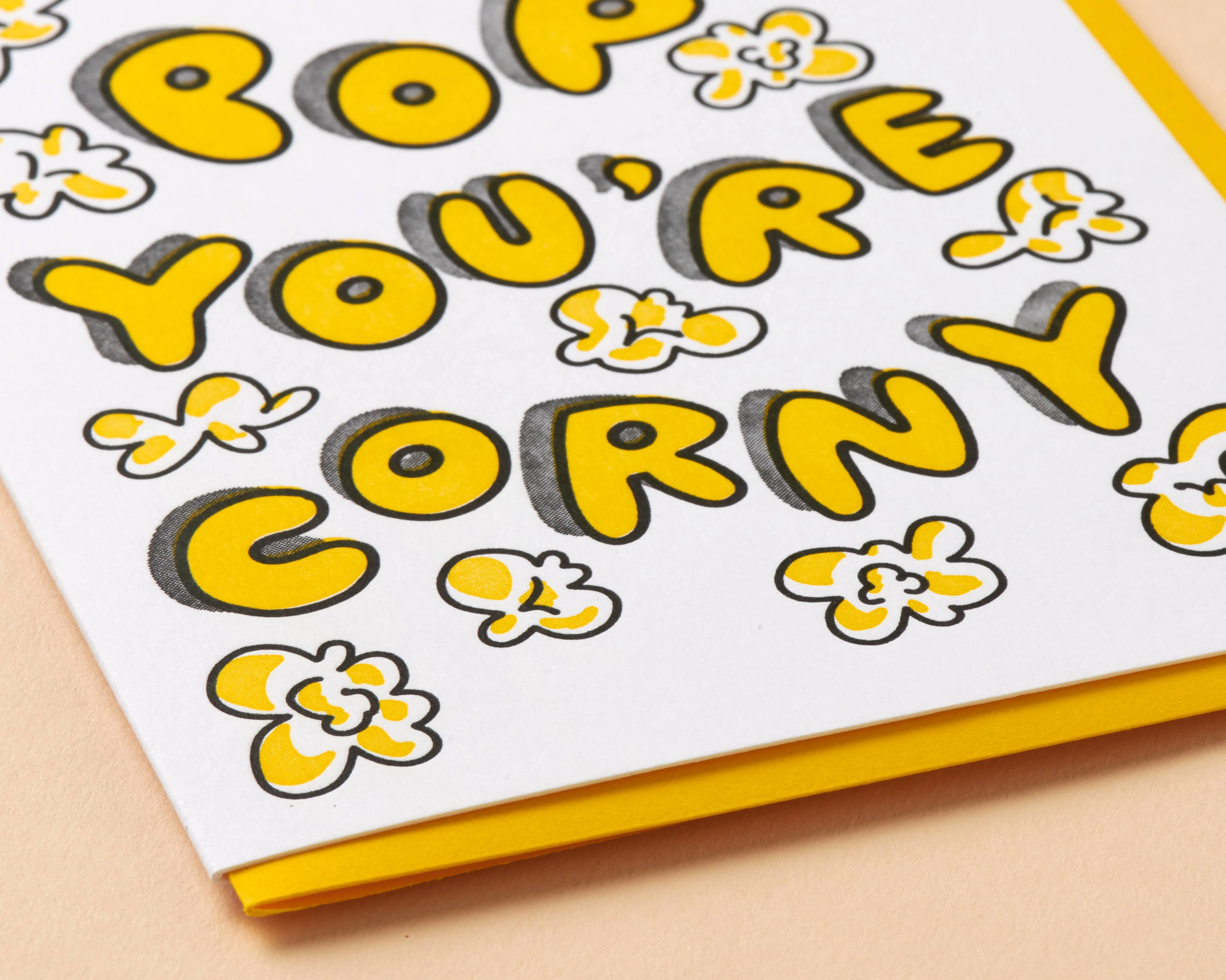 Corny Pop Letterpress Greeting Card - Father's Day - Image 2
