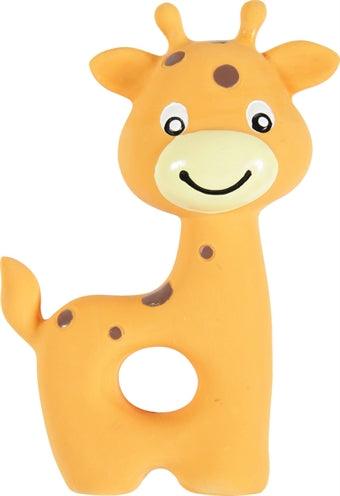 Zolux Latex Giraffe Orange – Funny puppy toy with squeaker