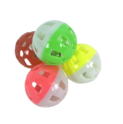 Zolux Cat Toy Ball With Bell Assorted - Image 1