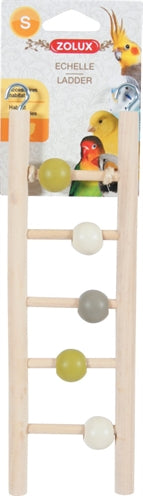 Zolux Wooden Ladder with 5 Rungs and Beads - Image 2