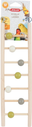 Zolux Wooden Ladder with 7 Rungs and Beads - Image 2
