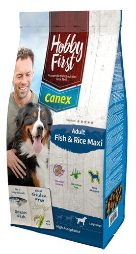 HobbyFirst Canex Adult Fish & Rice Maxi - For large dogs with sensitive digestion - 12 kg - Image 1