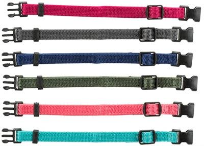 Trixie Puppy Collar Set – – Easily tell puppies apart – Set of 6 colors – Size M
