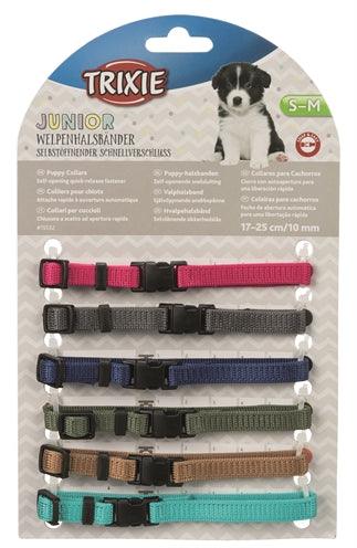 Trixie Puppy Collar Set – - Easily tell puppies apart - Set of 6 colors – Size SM - Image 2