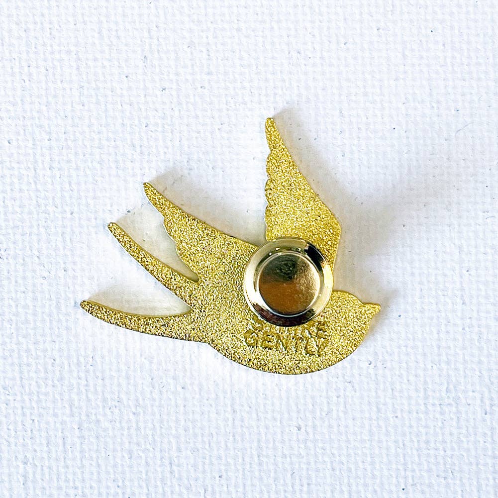 Gold Bird Pin - Image 2