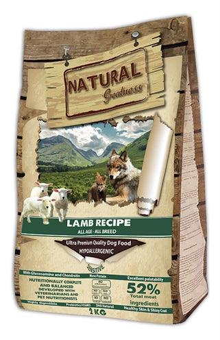 Natural Greatness Lamb Recipe - hypoallergenic dog food - 2 kg to 10 kg - Image 1