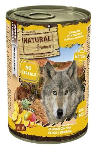 Natural Greatness Kangaroo & Pineapple – Complete wet food for dogs – 400 grams