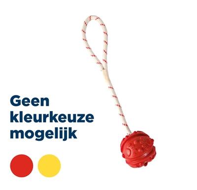 Trixie Ball on Rope Natural Rubber - Floats on water - Image 2