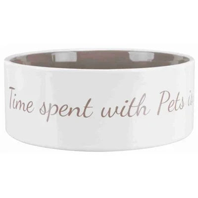 Trixie Pet Food Bowl, Home Taupe - Image 2