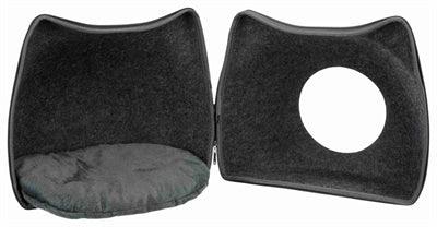 Trixie Relax Igloo Cat Felt Grey - Image 2