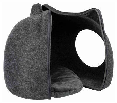 Trixie Relax Igloo Cat Felt Grey - Image 3