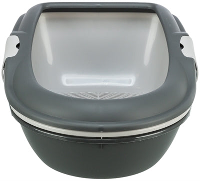Trixie Berto Cat Litter Box Open with Separation System Gray/Pastel Blue/Granite