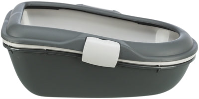 Trixie Berto Cat Litter Box Open with Separation System Gray/Pastel Blue/Granite - Image 3