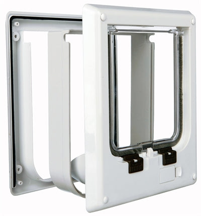 Trixie 4-Way Pet Door Electromagnetic White