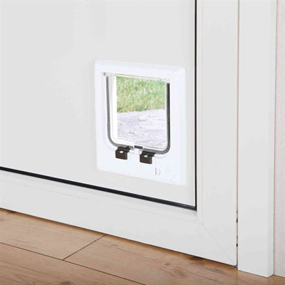 Trixie 4-Way Pet Door Electromagnetic White - Image 2