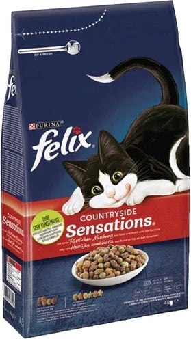 Felix Countryside Sensations – Tasty chunks with beef, chicken and vegetables - Image 1