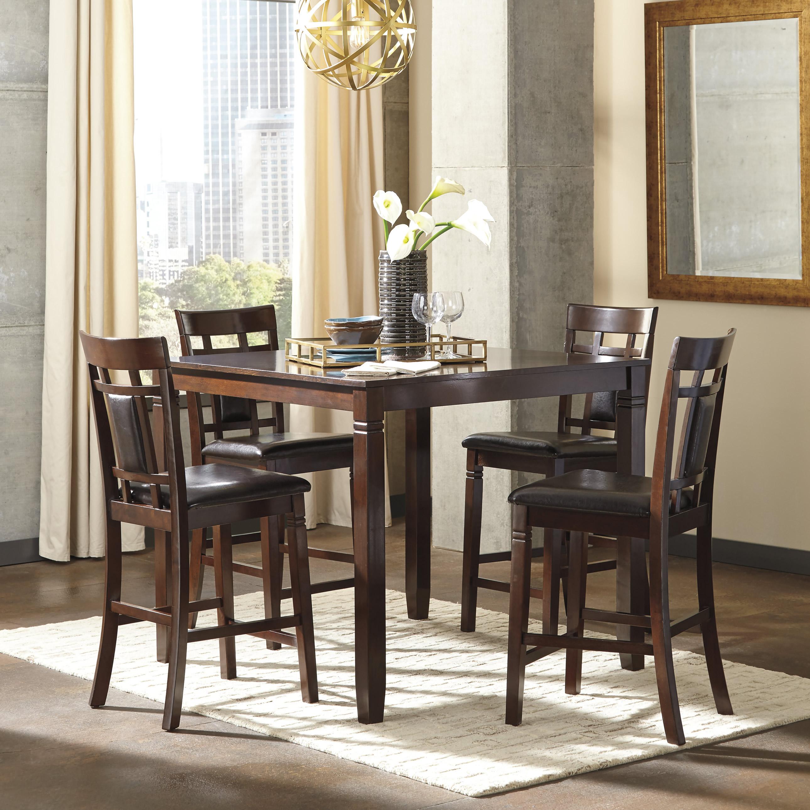 Signature Design by Ashley Bennox 5 pc Counter Height Dinette D384-223 - Image 3
