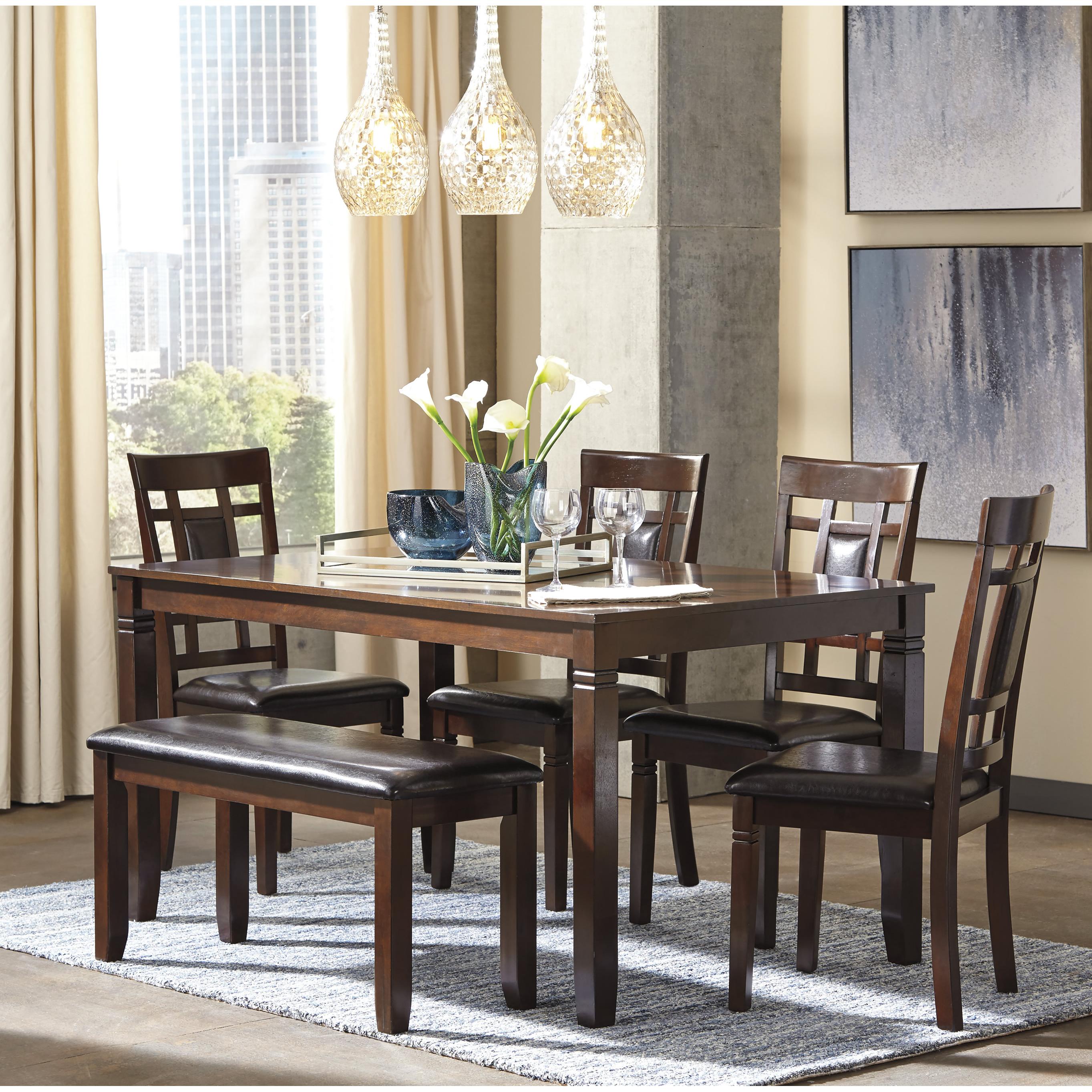 Signature Design by Ashley Bennox 6 pc Dinette D384-325 - Image 3