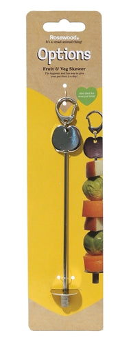 Rosewood Fruit And Vegetable Skewer Metal - Image 1