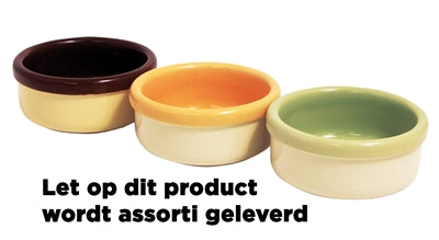 Rosewood Options Hamster Food Bowl, Two-Tone, Assorted