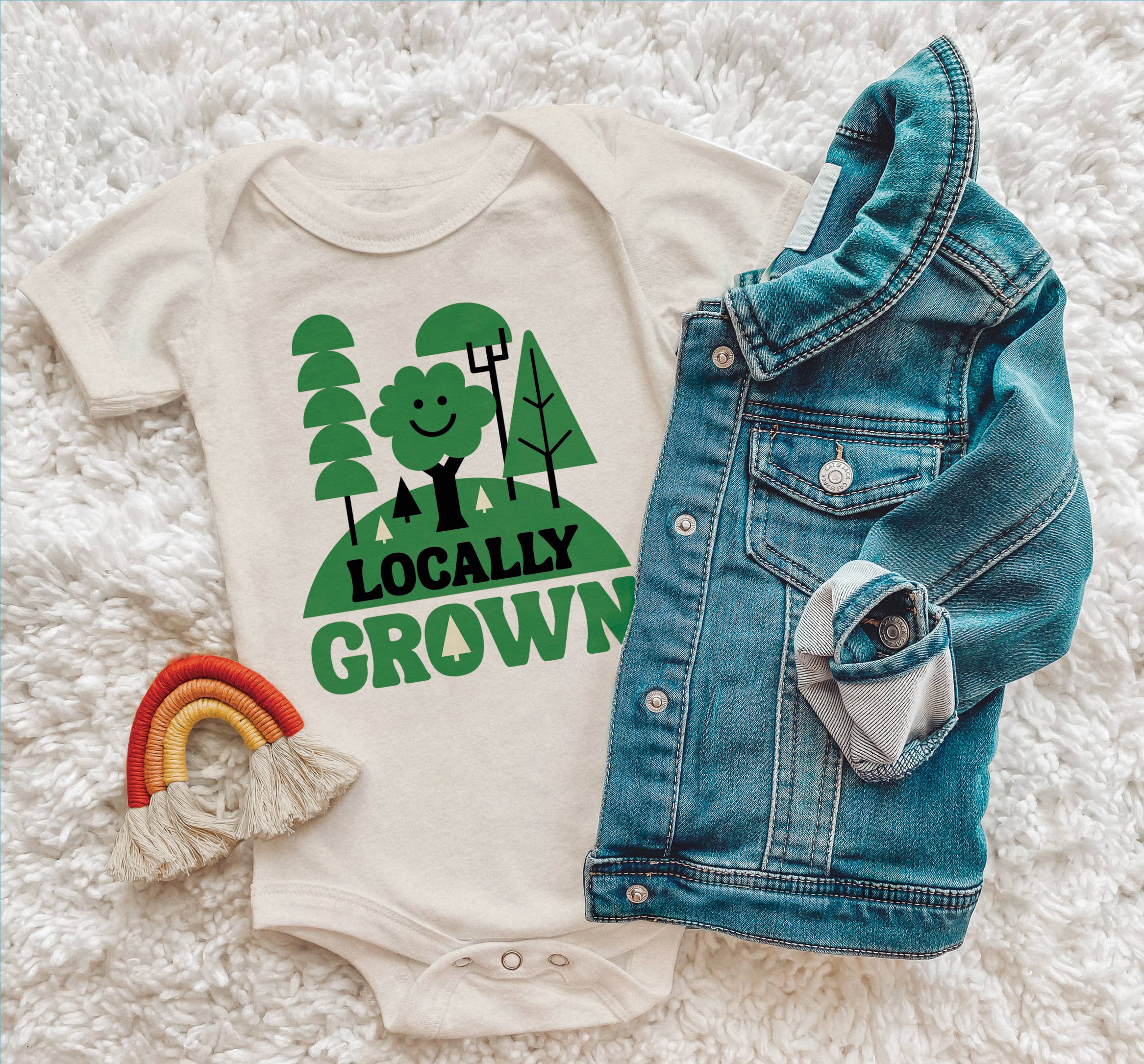 Locally Grown Trees Baby Bodysuit - Image 2
