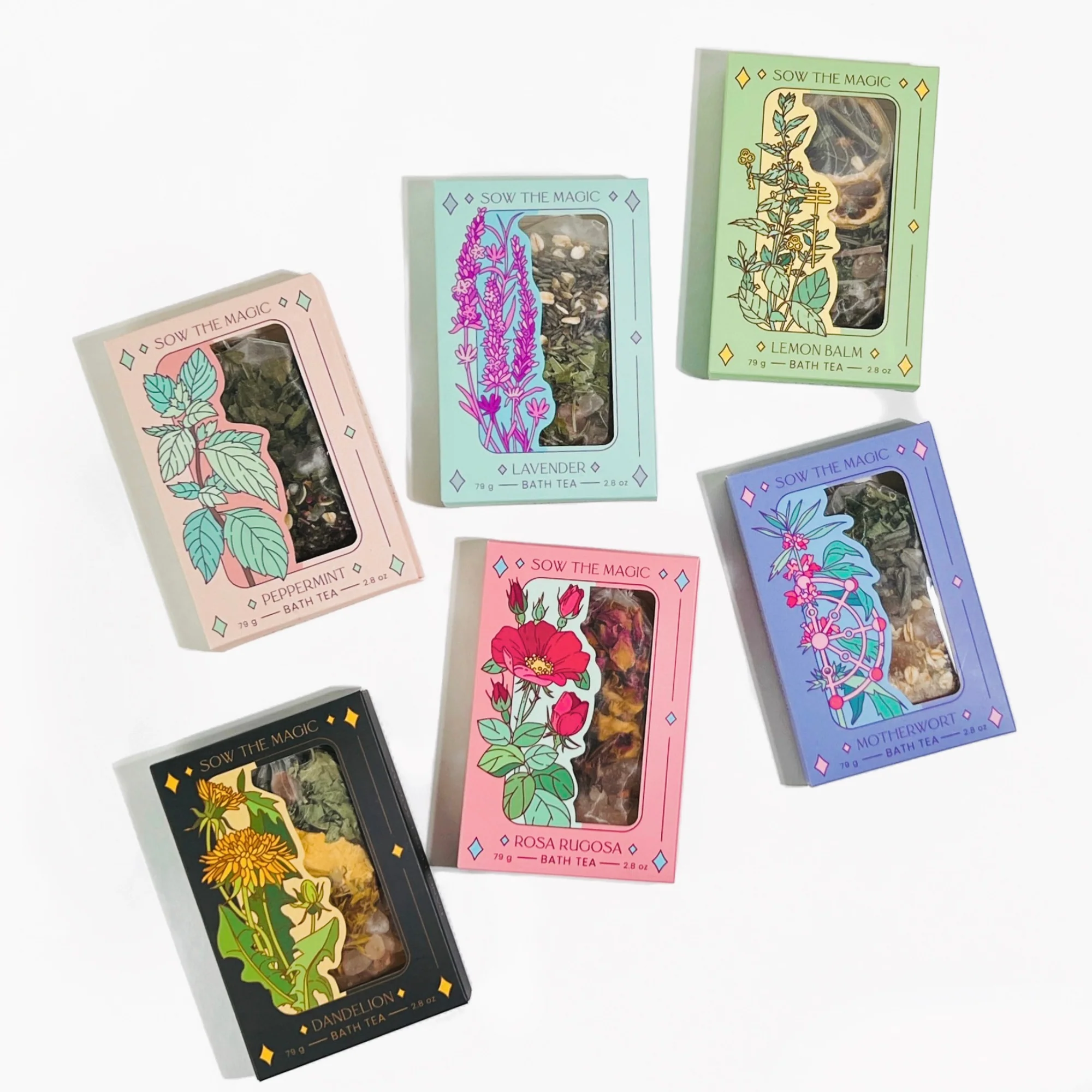 Dandelion Tarot Botanical Bath Tea Box - Image 3