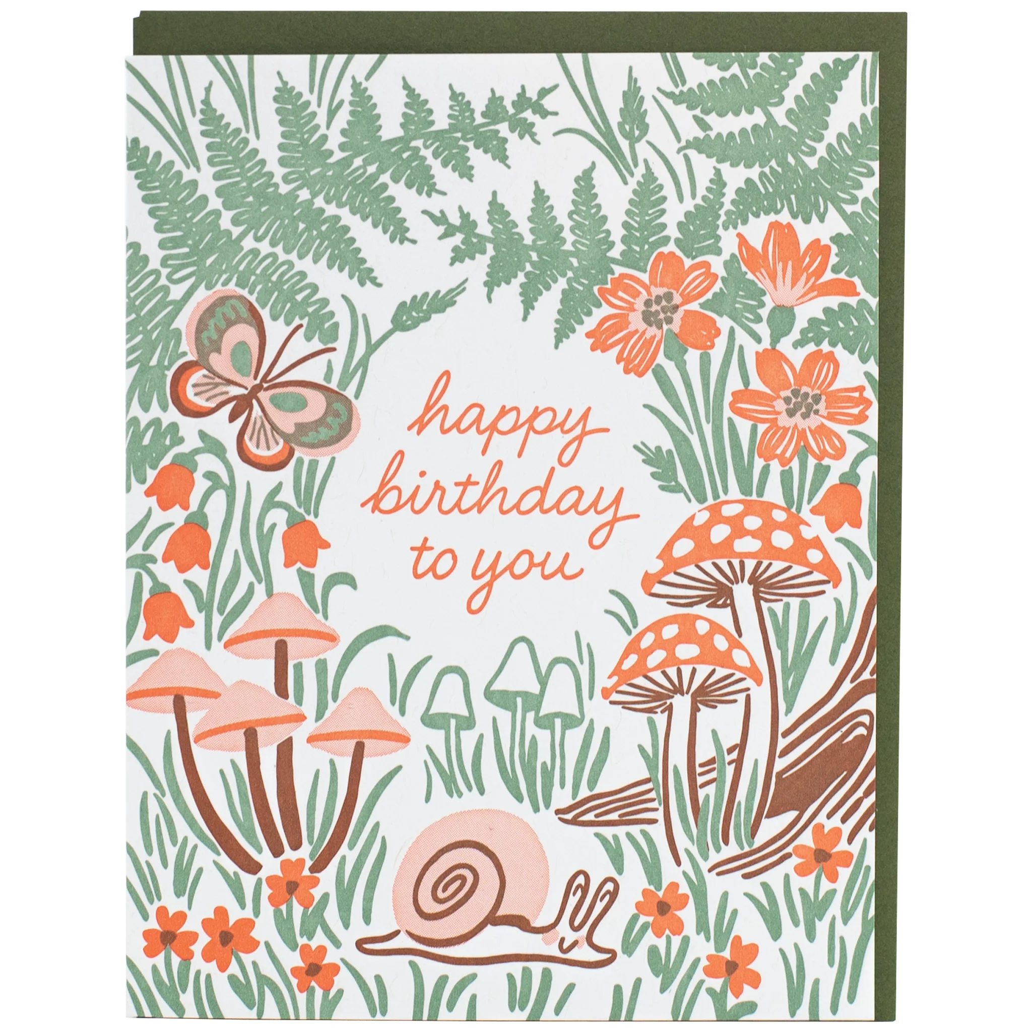 Garden Snail Birthday Card - Image 1
