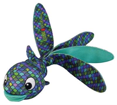 Kong Wubba Finz Blue - Dog cuddly toy in the shape of a fish - Image 1