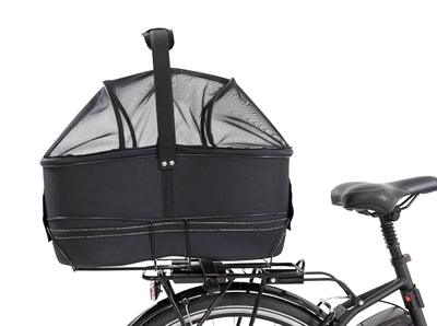 Trixie Bicycle Basket for Wide Luggage Carrier – Black – 60 x 29 x 49 cm – For dogs up to 8 kg - Image 3