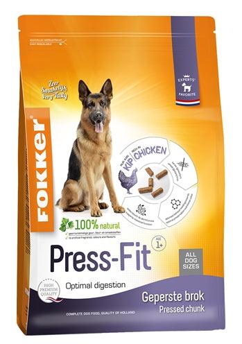 Fokker Press-Fit - Easily digestible chunks for adult dogs and fussy eaters - 13 kg - Image 1