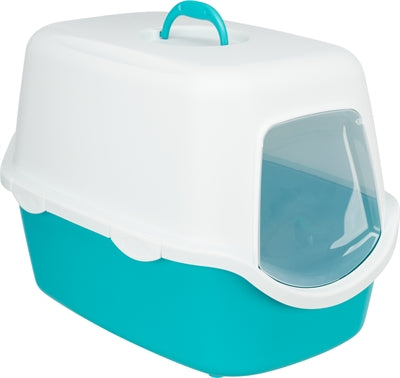 Trixie Cat Litter Box Vico Turquoise / White