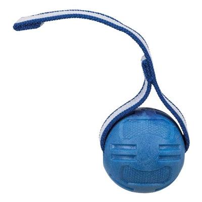 Trixie Sports Ball on Ribbon TPR Floating - Fun summer toy for dogs - Image 3