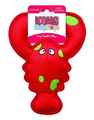 Kong Belly Flops Crayfish - Sturdy toy with squeaker - Image 3
