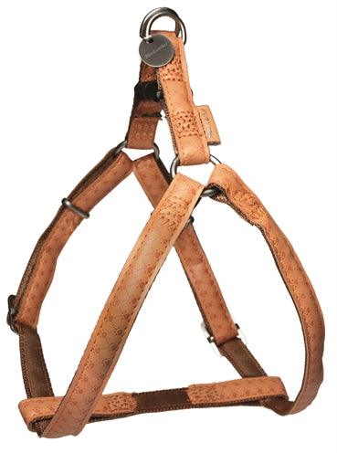 Zolux Mac Faux Leather Harness Brown – for small dogs – XS to XL