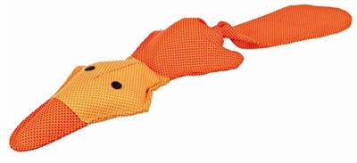 Trixie Duck Floating Polyester Orange - Fun summer toy for dogs - Image 1