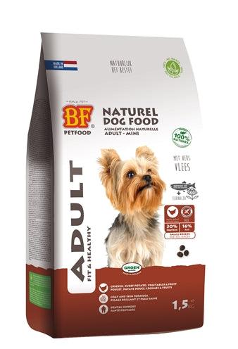 BF Petfood Adult kibble – For small dog breeds – 1.5 kg