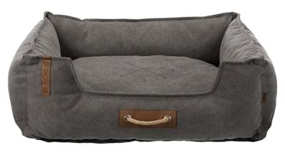Trixie be Nordic dog basket fohr dark gray – sturdy canvas dog bed - with raised edge - Image 3