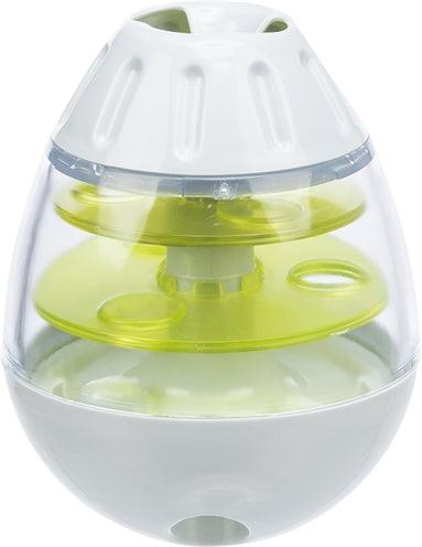 Trixie Roly Poly Snack Tumble Egg Gray / Lime Green - Affordable snack dispenser - Image 1