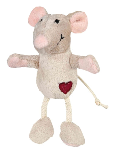 Trixie Mouse Plush Beige - Image 1