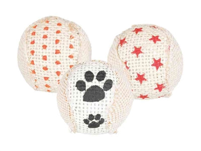 Trixie Rattle Balls Jute - Image 1
