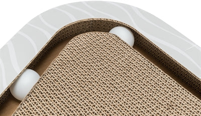 Trixie Cardboard Scratching Board with 2 Balls - Image 2