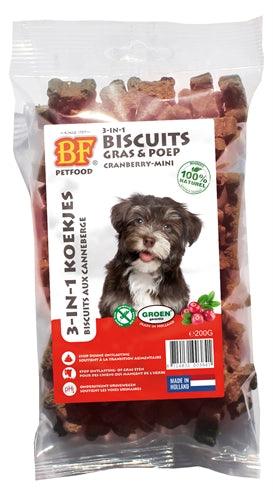 Bf Petfood 3 In 1 Dog Biscuits With Cranberry Mini
