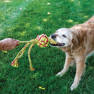 Kong Wubba Weaves Rope - For fetching, chewing and tug-of-war - Image 3