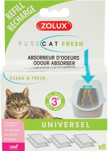 Zolux Clean & Fresh Universal Filter Cat Litter Box