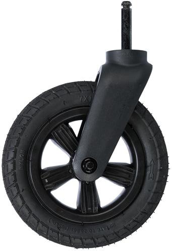 Trixie Front Wheel for Foldable Bike Trailer 12794 / 12796 / 12798 – Grey – 360° Swivel Wheel with Air Tire