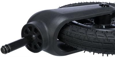 Trixie Front Wheel for Foldable Bike Trailer 12794 / 12796 / 12798 – Grey – 360° Swivel Wheel with Air Tire - Image 2
