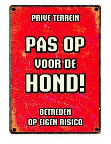 Plenty Gifts Warning Sign Tin Beware of the Dog