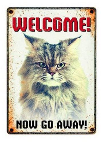 Plenty Gifts Watching Board Tin Grumpy Cat