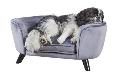 Enchanted Pet Enchanted Dog Bed / Sofa Romy Pewter Gray – Stylish dog bed